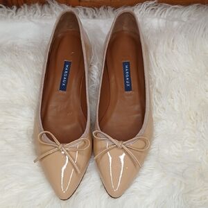 Margaux Women's Beige Patent Flats